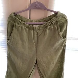 Women’s Flax floods green sz s